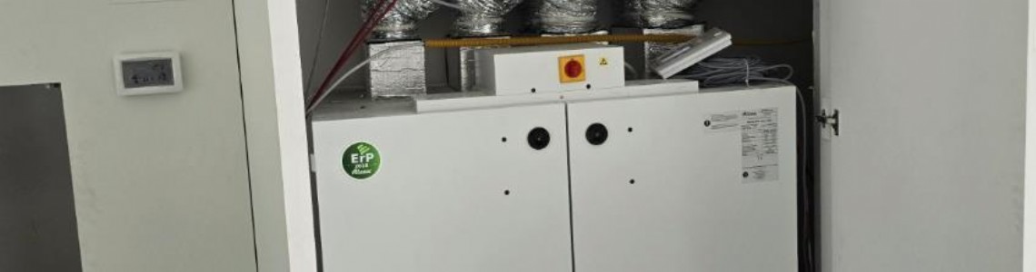 Εγκατάσταση μονάδας ATREA Duplex 900 Flexi-V RD5